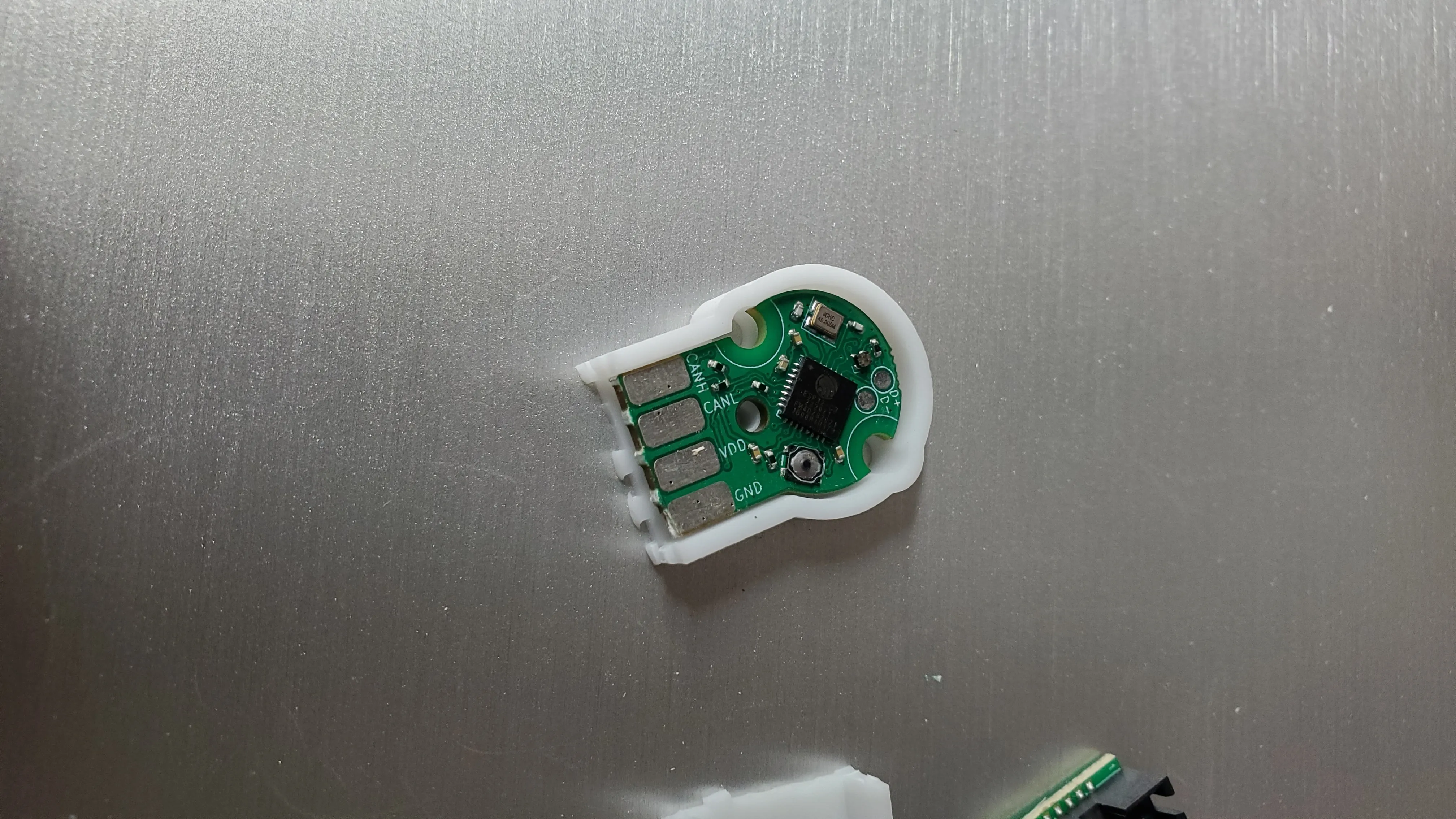 Trimmed Encoder and Case Open