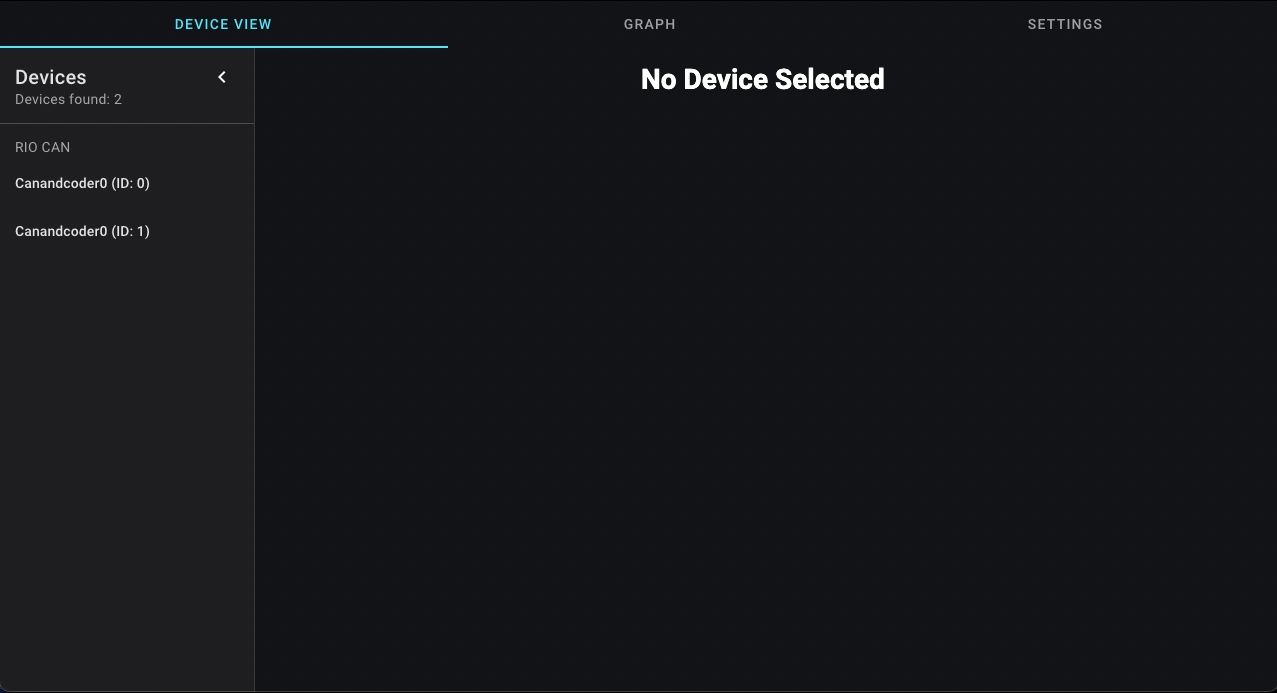 Picture of a hypothetical devices screen