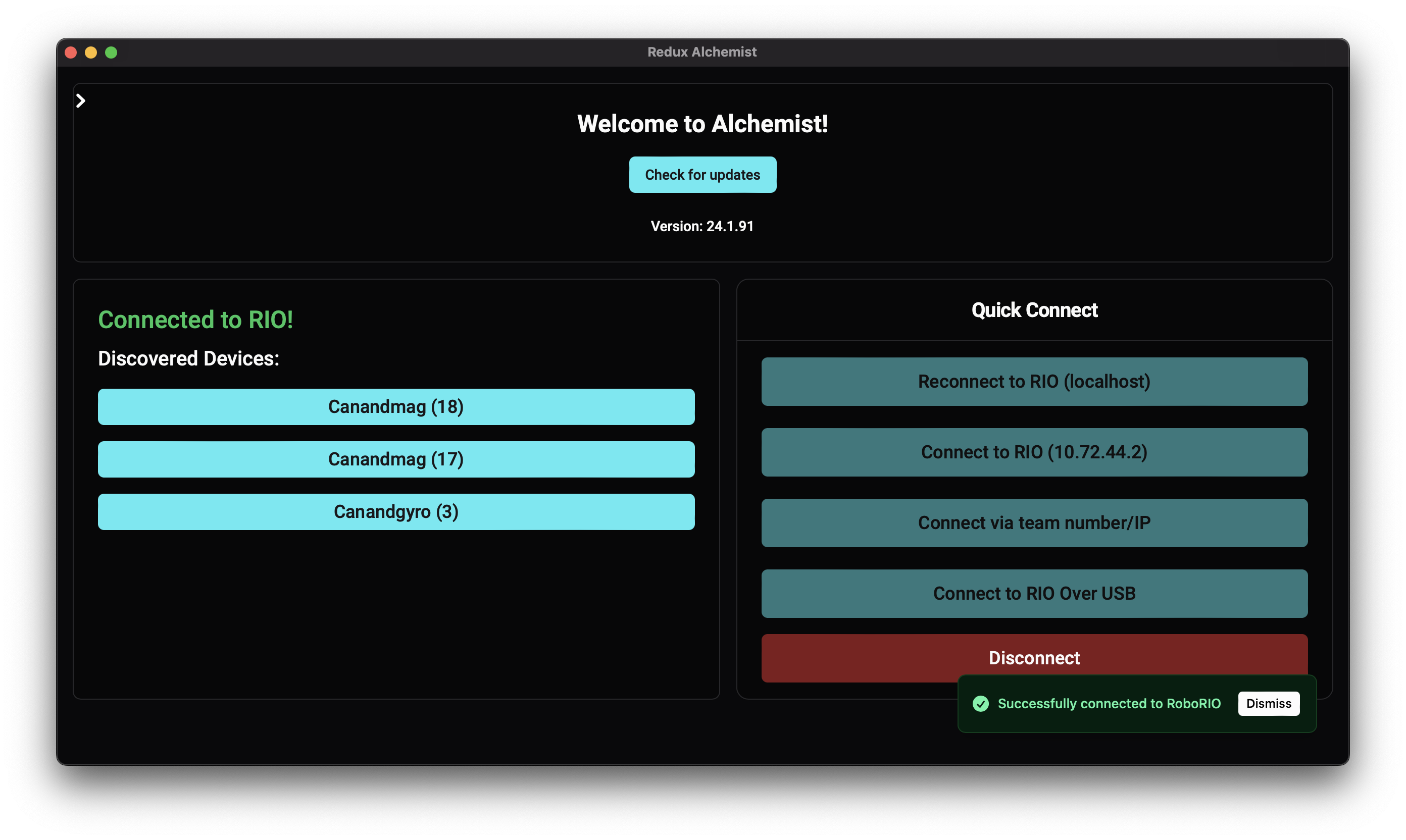 Picture of a hypothetical devices screen